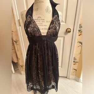 Little black lace dress